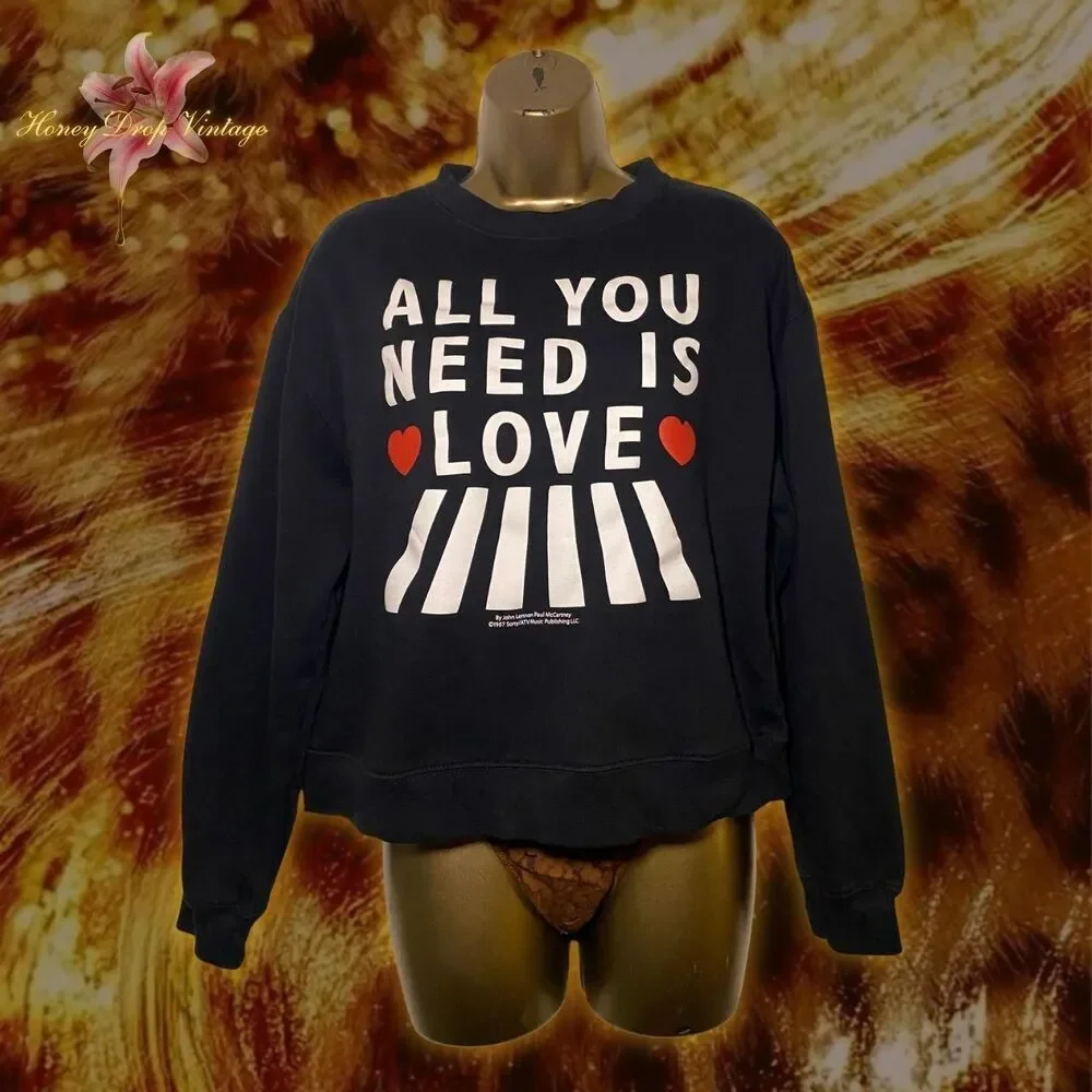 Beatles All You Need Is Love Sweatshirt